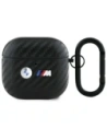 Hurtownia GSM - Etui BMW BMA4WMPUCA2 Apple AirPods 4 kryt Carbon Double Metal Logo černý/black - BMW797 - {ean13} - Hurt