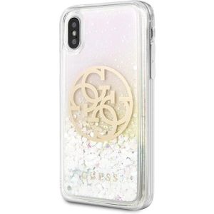 Hurtownia GSM - Etui Guess GUHCPXLGIRGP Apple iPhone X/XS hard case Gradient Liquid Glitter Circle Logo - GUE441 - {ean13} - Hurt