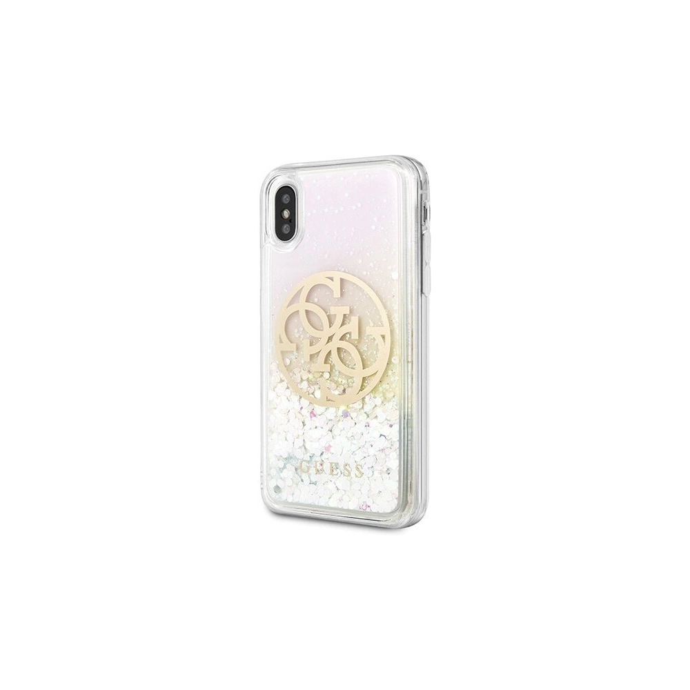 Hurtownia GSM - Etui Guess GUHCPXLGIRGP Apple iPhone X/XS hard case Gradient Liquid Glitter Circle Logo - GUE441 - {ean13} - Hurt
