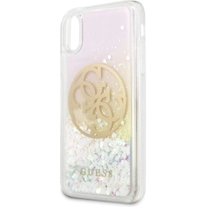 Hurtownia GSM - Etui Guess GUHCPXLGIRGP Apple iPhone X/XS hard case Gradient Liquid Glitter Circle Logo - GUE441 - {ean13} - Hurt
