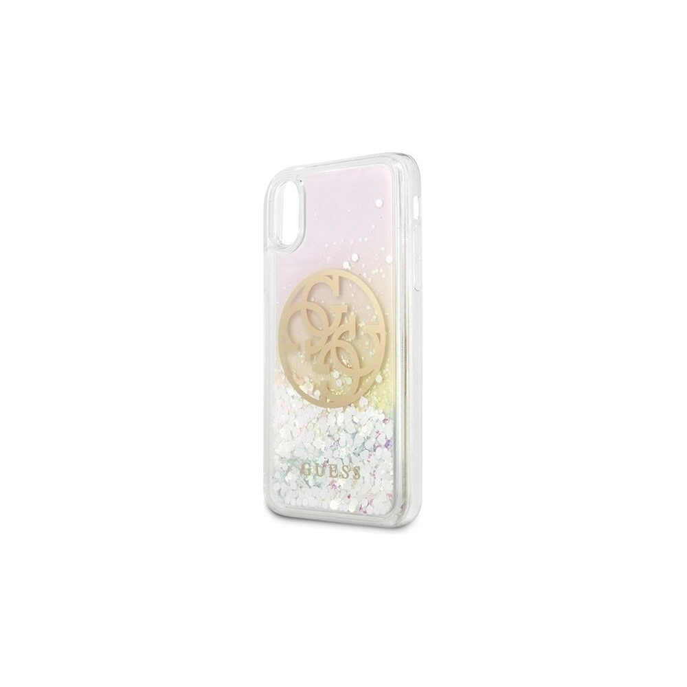 Hurtownia GSM - Etui Guess GUHCPXLGIRGP Apple iPhone X/XS husă rigidă Gradient Liquid Glitter Circle Logo - GUE441 - {ean13} - Hurt