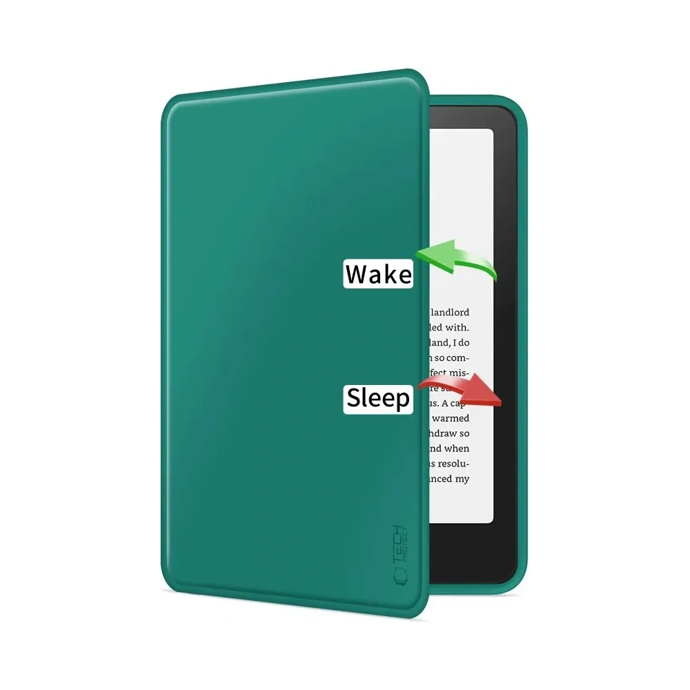 Hurtownia GSM - Etui Tech-Protect Smartcase Kindle Paperwhite Vi / 6 / Colorsoft / Signature Edition Jade Green - THP3640 - {ean13} - Hurt