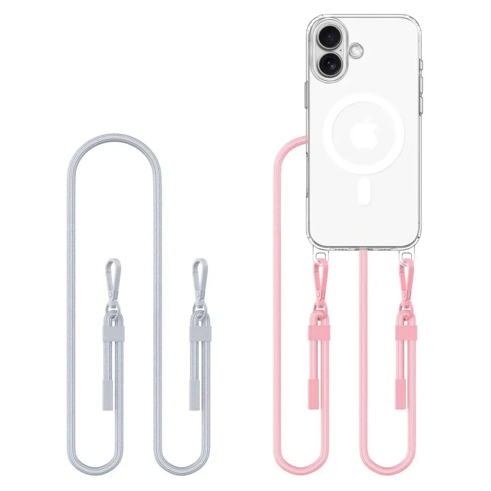 Hurtownia GSM - Tech-protect Flexair Chain Magsafe Iphone 16 Grey & Pink - THP3641 - {ean13} - Hurt