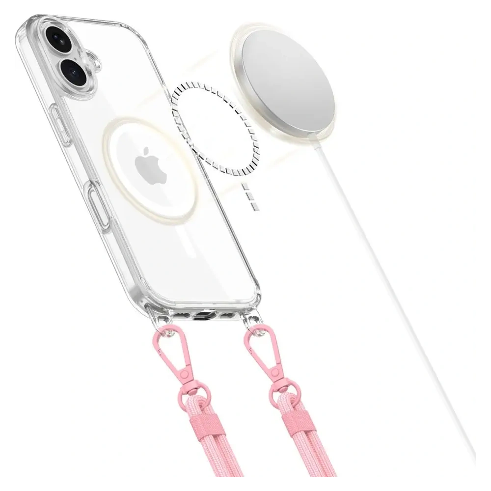 Hurtownia GSM - Tech-protect Flexair Chain Magsafe Iphone 16 Grey & Pink - THP3641 - {ean13} - Hurt