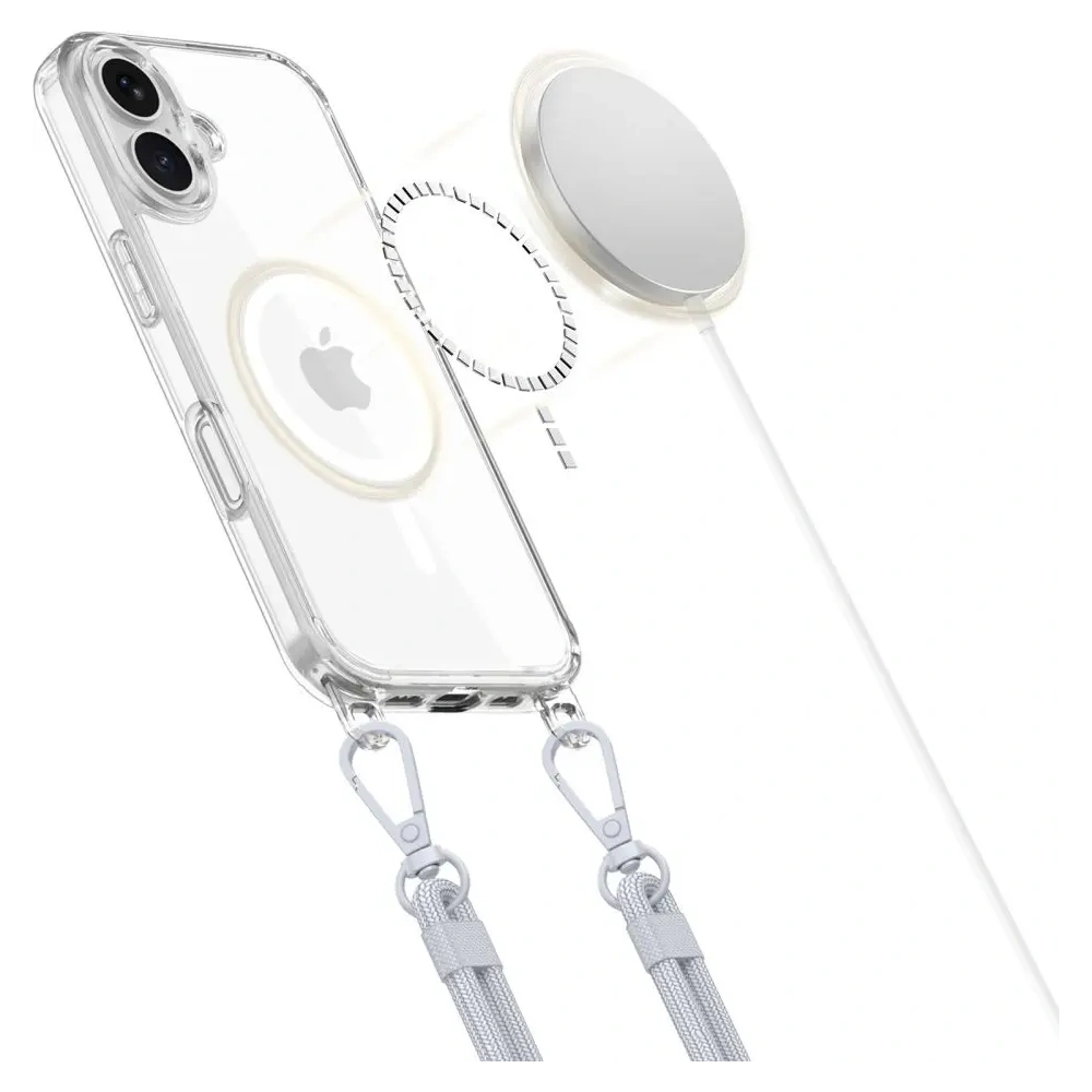 Hurtownia GSM - Tech-protect Flexair Chain Magsafe Iphone 16 Grey & Pink - THP3641 - {ean13} - Hurt