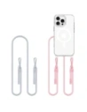 Tech-protect Flexair Chain Magsafe Iphone 16 Pro Grey & Pink