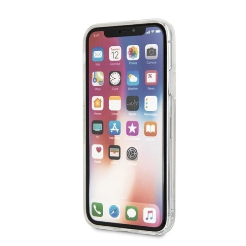 Etui Guess GUHCPXLGIRGP Apple iPhone X/XS hard case Gradient Liquid Glitter Circle Logo