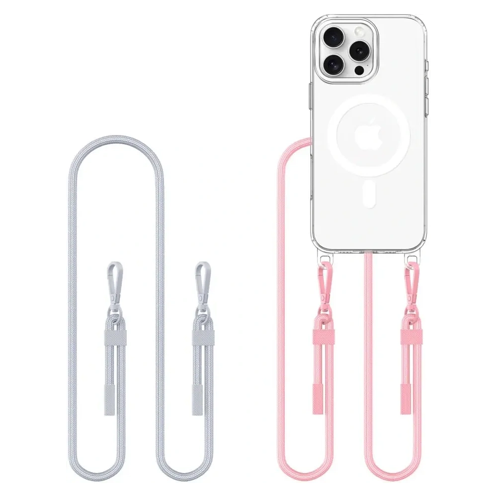 Hurtownia GSM - Tech-protect Flexair Chain Magsafe Iphone 16 Pro Max Grey & Pink - THP3643 - {ean13} - Hurt