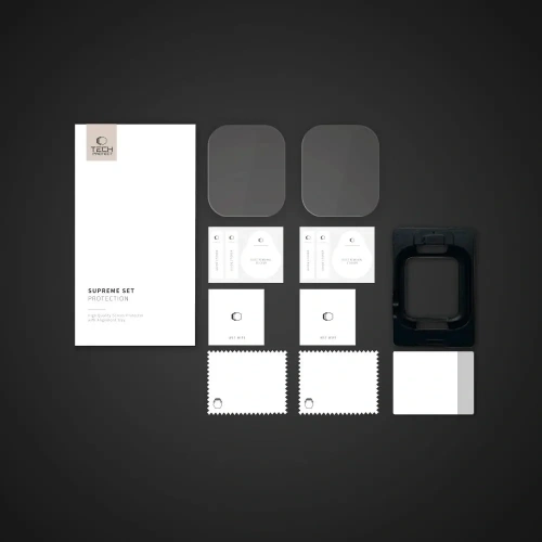 Folia hydrożelowa Tech-Protect Supreme Set Apple Watch 10 / 11 42mm Clear [2 PACK]