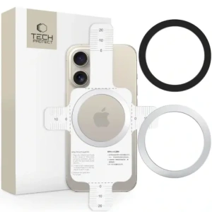 Wholesale Tech-Protect MMP-110 2in1 Magnetic MagSafe Ring Silver & Black - THP3646 - {ean13} - Hurt