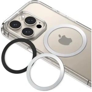 Hurtownia GSM - Blaszka Tech-Protect MMP-110 2in1 Magnetic MagSafe Kroužek Stříbrný & Černý - THP3646 - {ean13} - Hurt