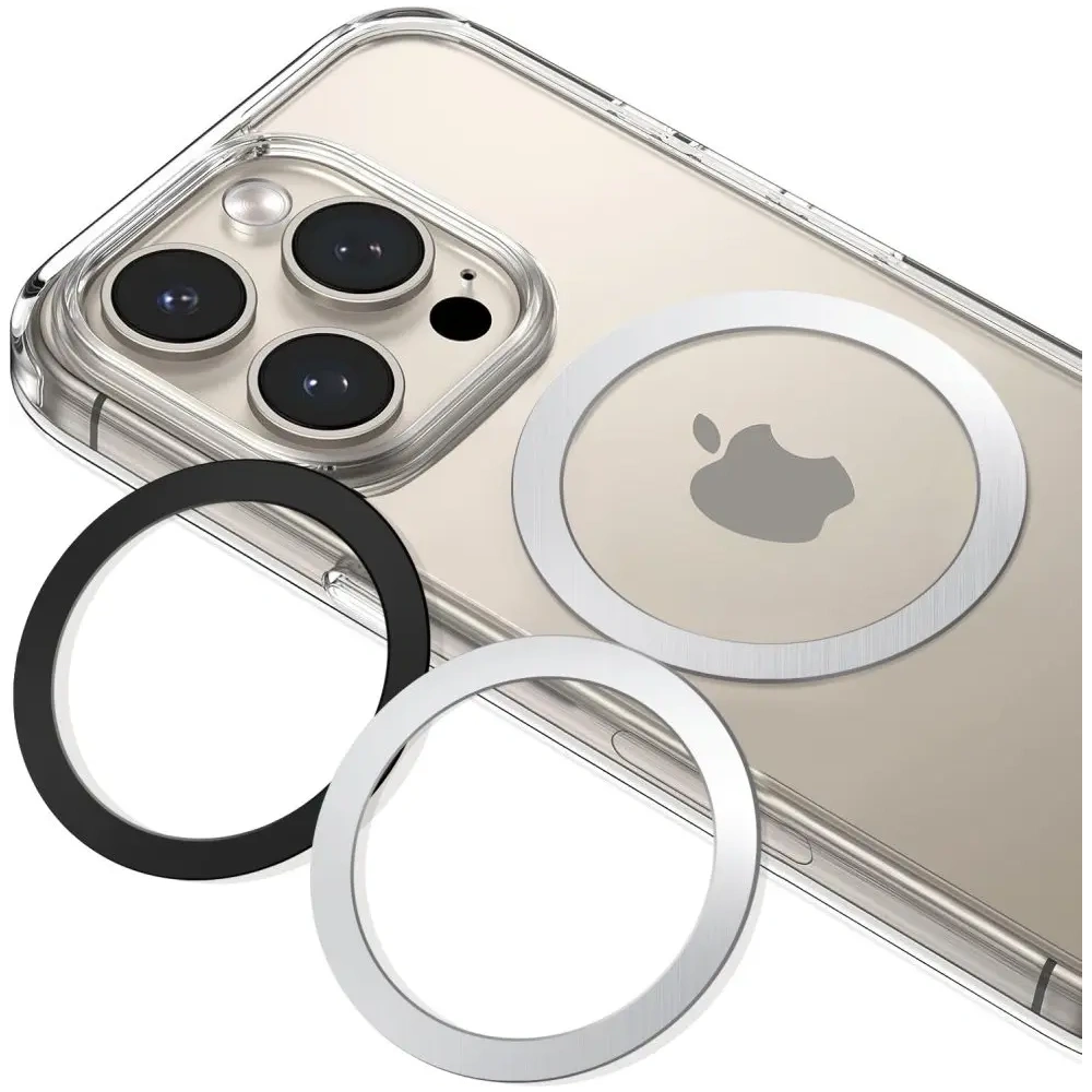 Wholesale Tech-Protect MMP-110 2in1 Magnetic MagSafe Ring Silver & Black - THP3646 - {ean13} - Hurt