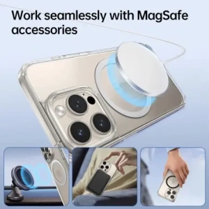 Hurtownia GSM - Blaszka Tech-Protect MMP-110 2in1 Magnetic MagSafe Kroužek Stříbrný & Černý - THP3646 - {ean13} - Hurt