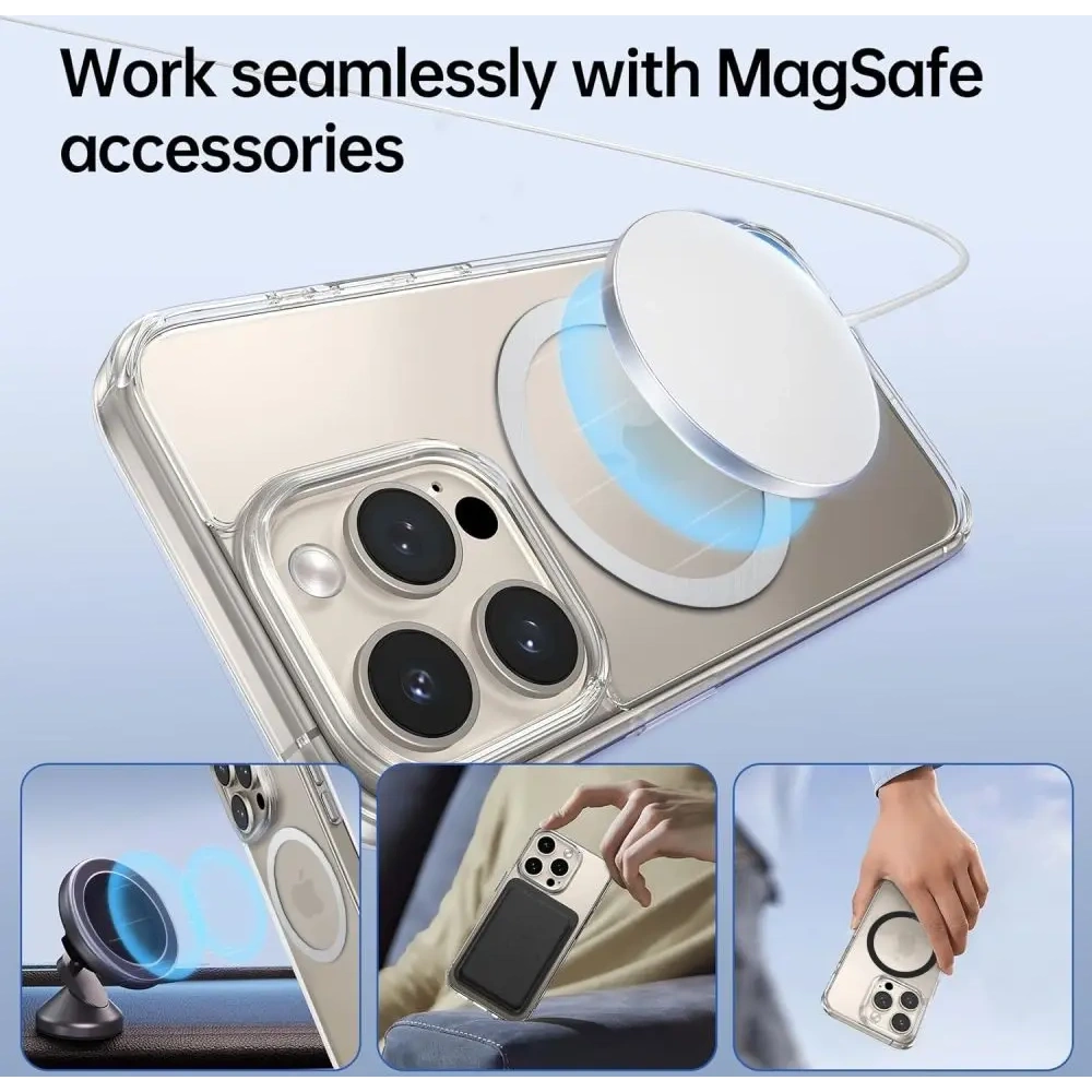 Hurtownia GSM - Blaszka Tech-Protect MMP-110 2in1 Magnetic MagSafe Kroužek Stříbrný & Černý - THP3646 - {ean13} - Hurt