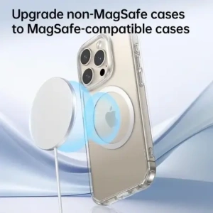 Hurtownia GSM - Blaszka Tech-Protect MMP-110 2in1 Magnetic MagSafe Kroužek Stříbrný & Černý - THP3646 - {ean13} - Hurt