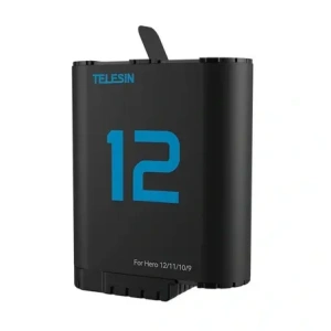 Hurtownia GSM - Akumulator litowy TELESIN do GoPro Hero 12/11/10/9 (niebieski) - TLS172 - {ean13} - Hurt