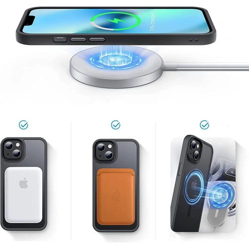 [OUTLET] Etui Tech-Protect Magmat MagSafe Apple iPhone 13 Pro Clear/Black