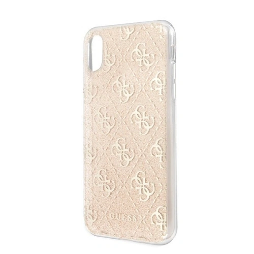 Etui Guess GUHCPXPCU4GLGO Apple iPhone X/XS złoty/gold hard case 4G Glitter