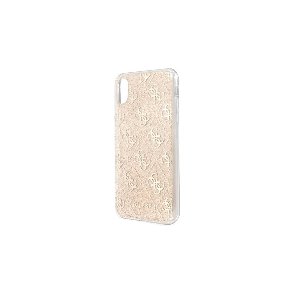 Hurtownia GSM - Etui Guess GUHCPXPCU4GLGO Apple iPhone X/XS złoty/gold hard case 4G Glitter - GUE442GLD - {ean13} - Hurt