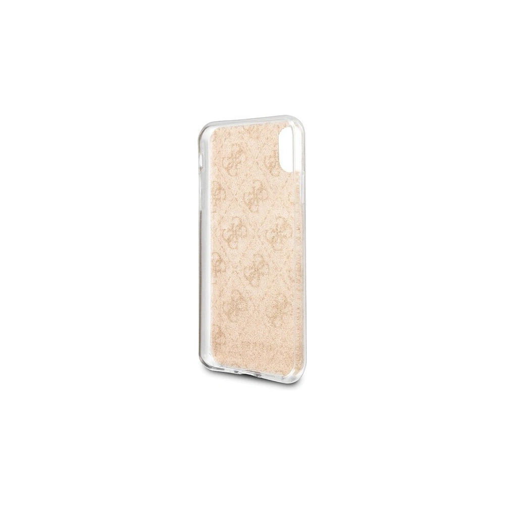 Hurtownia GSM - Etui Guess GUHCPXPCU4GLGO Apple iPhone X/XS złoty/gold hard case 4G Glitter - GUE442GLD - {ean13} - Hurt