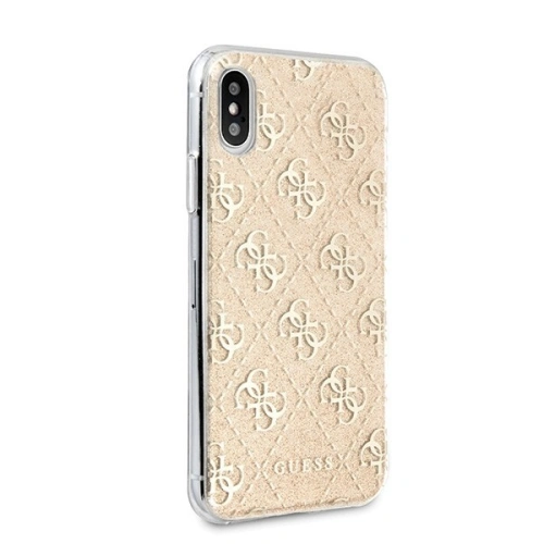 Etui Guess GUHCPXPCU4GLGO Apple iPhone X/XS złoty/gold hard case 4G Glitter