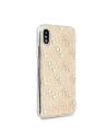 Hurtownia GSM - Etui Guess GUHCPXPCU4GLGO Apple iPhone X/XS złoty/gold hard case 4G Glitter - GUE442GLD - {ean13} - Hurt