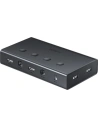 [OUTLET] Przełącznik KVM UGREEN CM293 4xHDMI (żeński) 4xUSB (żeński) 4xUSB-B (żeński) czarny