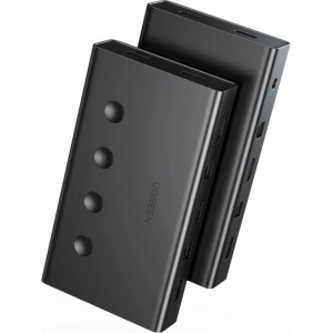 Hurtownia GSM - [OUTLET] KVM-Switch UGREEN CM293 4xHDMI (weiblich) 4xUSB (weiblich) 4xUSB-B (weiblich) schwarz - OT-825 - {ean13} - Hurt