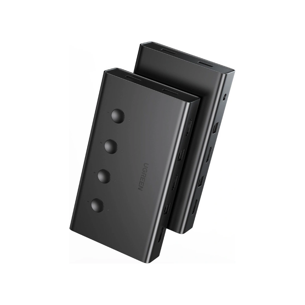 Hurtownia GSM - [OUTLET] Przełącznik KVM UGREEN CM293 4xHDMI (żeński) 4xUSB (żeński) 4xUSB-B (żeński) czarny - OT-825 - {ean13} - Hurt