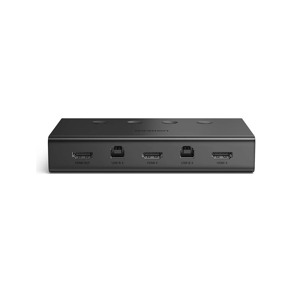 Hurtownia GSM - [OUTLET] UGREEN CM293 4xHDMI (női) 4xUSB (női) 4xUSB-B (női) fekete KVM kapcsoló - OT-825 - {ean13} - Hurt