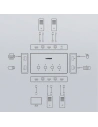 Hurtownia GSM - [OUTLET] Przełącznik KVM UGREEN CM293 4xHDMI (żeński) 4xUSB (żeński) 4xUSB-B (żeński) czarny - OT-825 - {ean13} - Hurt
