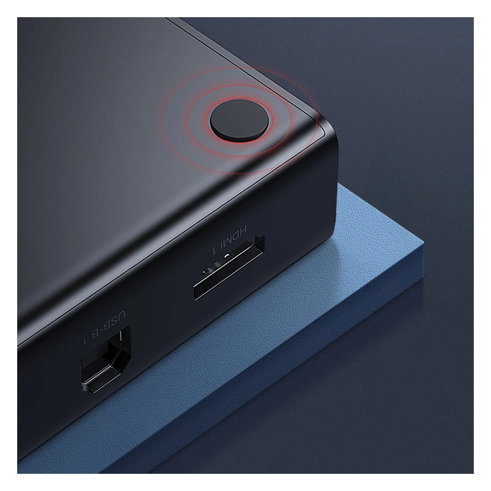 Hurtownia GSM - [OUTLET] Przełącznik KVM UGREEN CM293 4xHDMI (żeński) 4xUSB (żeński) 4xUSB-B (żeński) czarny - OT-825 - {ean13} - Hurt