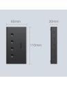 Hurtownia GSM - [OUTLET] Przełącznik KVM UGREEN CM293 4xHDMI (żeński) 4xUSB (żeński) 4xUSB-B (żeński) czarny - OT-825 - {ean13} - Hurt