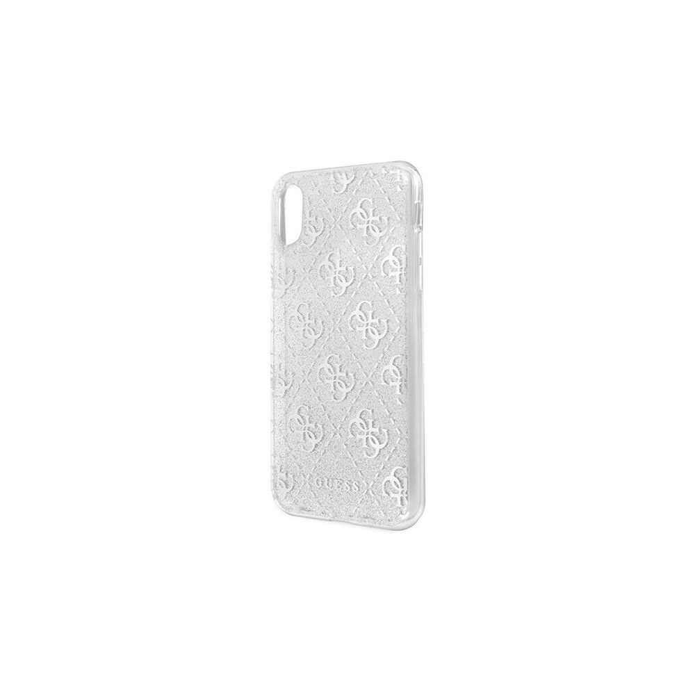 Hurtownia GSM - Etui Guess GUHCPXPCU4GLSI Apple iPhone X/XS srebrny/silver hard case 4G Glitter - GUE444SLV - {ean13} - Hurt