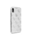 Hurtownia GSM - Etui Guess GUHCPXPCU4GLSI Apple iPhone X/XS srebrny/silver hard case 4G Glitter - GUE444SLV - {ean13} - Hurt