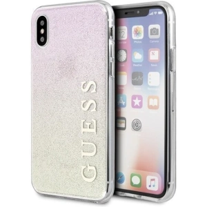 Hurtownia GSM - Etui Guess GUHCPXPCUGLGPI Apple iPhone X/XS różowo-złoty/gold pink hard case Gradient Glitter - GUE445GLDPNK - {ean13} - Hurt