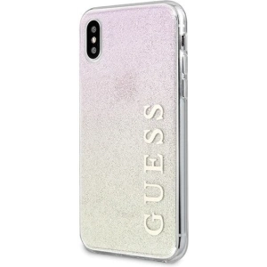 Hurtownia GSM - Etui Guess GUHCPXPCUGLGPI Apple iPhone X/XS różowo-złoty/gold pink hard case Gradient Glitter - GUE445GLDPNK - {ean13} - Hurt