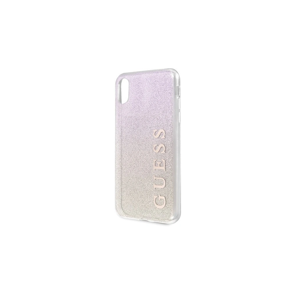 Hurtownia GSM - Etui Guess GUHCPXPCUGLGPI Apple iPhone X/XS różowo-złoty/gold pink hard case Gradient Glitter - GUE445GLDPNK - {ean13} - Hurt