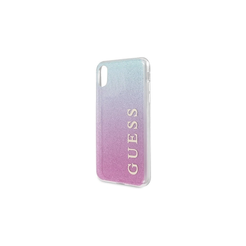 Hurtownia GSM - Etui Guess GUHCPXPCUGLPBL Apple iPhone X/XS różowo-niebieski/pink blue hard case Gradient Glitter - GUE446PNKBLU - {ean13} - Hurt