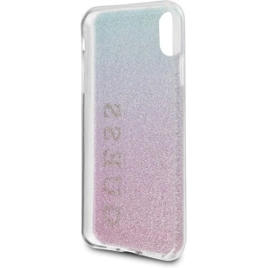 Hurtownia GSM - Etui Guess GUHCPXPCUGLPBL Apple iPhone X/XS różowo-niebieski/pink blue hard case Gradient Glitter - GUE446PNKBLU - {ean13} - Hurt