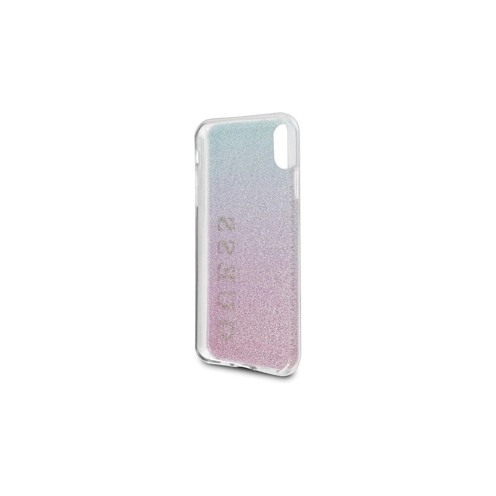 Hurtownia GSM - Etui Guess GUHCPXPCUGLPBL Apple iPhone X/XS różowo-niebieski/pink blue hard case Gradient Glitter - GUE446PNKBLU - {ean13} - Hurt