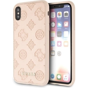 Hurtownia GSM - Etui Guess GUHCPXPELLP Apple iPhone X/XS latte hard case Peony Collection - GUE447LATT - {ean13} - Hurt