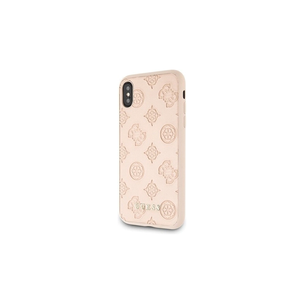 Hurtownia GSM - Etui Guess GUHCPXPELLP Apple iPhone X/XS latte hard case Peony Collection - GUE447LATT - {ean13} - Hurt
