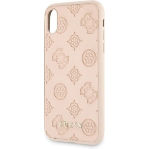 Hurtownia GSM - Etui Guess GUHCPXPELLP Apple iPhone X/XS latte hard case Peony Collection - GUE447LATT - {ean13} - Hurt