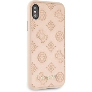 Hurtownia GSM - Etui Guess GUHCPXPELLP Apple iPhone X/XS latte hard case Peony Collection - GUE447LATT - {ean13} - Hurt