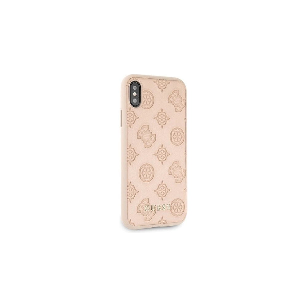 Hurtownia GSM - Etui Guess GUHCPXPELLP Apple iPhone X/XS latte hard case Peony Collection - GUE447LATT - {ean13} - Hurt