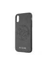 Hurtownia GSM - Etui Guess GUHCPXRSSASBK Apple iPhone X/XS czarny/black hard case Saffiano 4G Circle Logo - GUE448BLK - {ean13} - Hurt