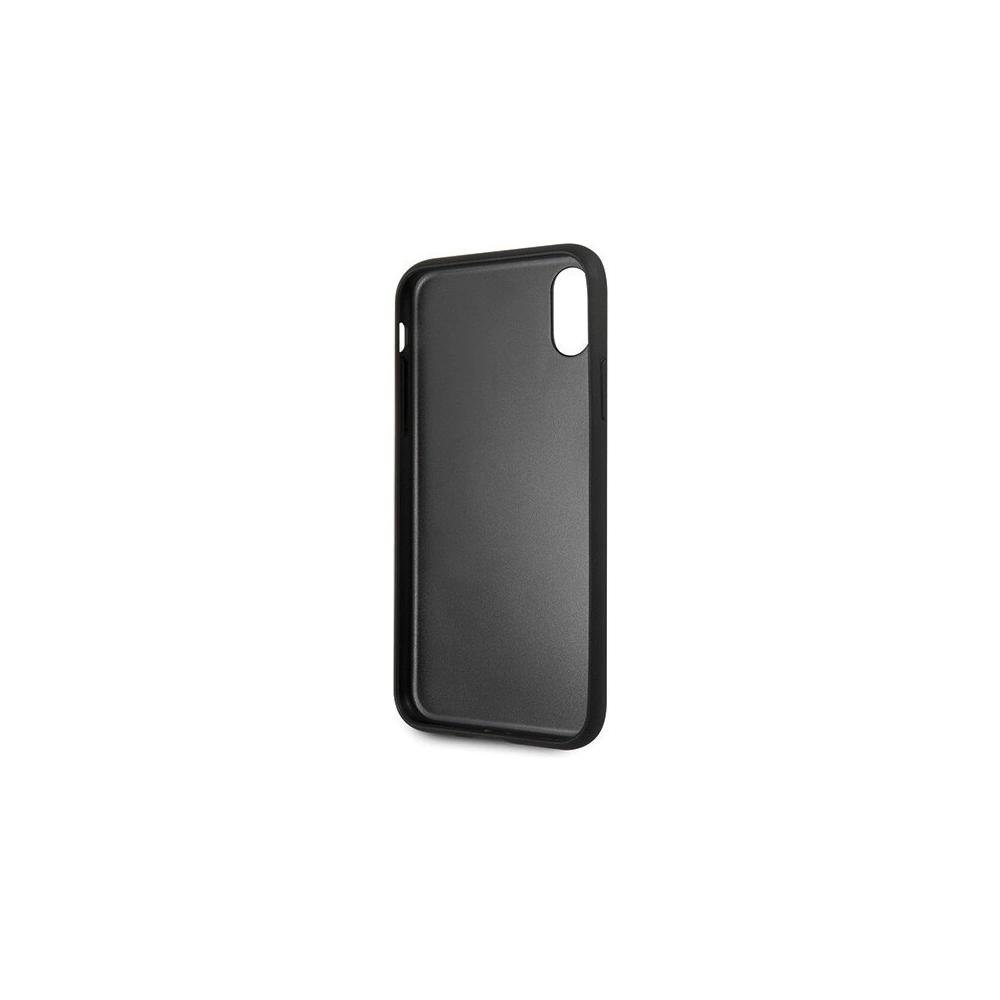 Hurtownia GSM - Etui Guess GUHCPXRSSASBK Apple iPhone X/XS czarny/black hard case Saffiano 4G Circle Logo - GUE448BLK - {ean13} - Hurt