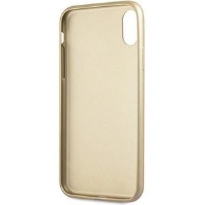 Hurtownia GSM - Etui Guess GUHCPXRSSASGO Apple iPhone X/XS złoty/gold hard case Saffiano 4G Circle Logo - GUE449GLD - {ean13} - Hurt