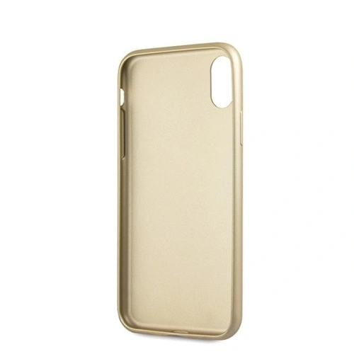 Etui Guess GUHCPXRSSASGO Apple iPhone X/XS złoty/gold hard case Saffiano 4G Circle Logo
